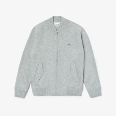 Men's Hybrid Two-Ply Wool Blend Zip Sweatshirt / Lacoste