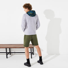 Men's SPORT Contrast Hood Fleece Zip Sweatshirt / Lacoste
