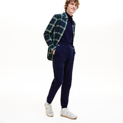 Men's Elasticized Waistband Piqué Fleece Sweatpants / Lacoste