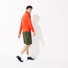 Men's SPORT Zip Standup Neck Cotton Sweatshirt / Lacoste