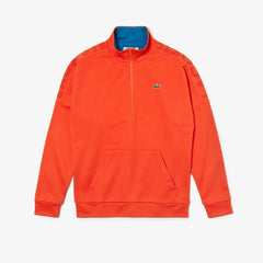 Men's SPORT Zip Standup Neck Cotton Sweatshirt / Lacoste