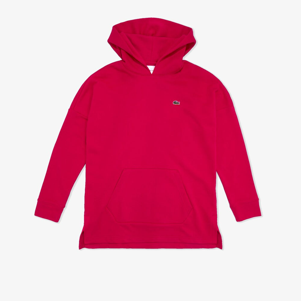 Women's SPORT Fleece Sweatshirt Hoodie Dress / Lacoste