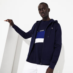 Men's Presidents Cup Hooded Back-Printed Fleece Zip Golf Sweatshirt / Lacoste