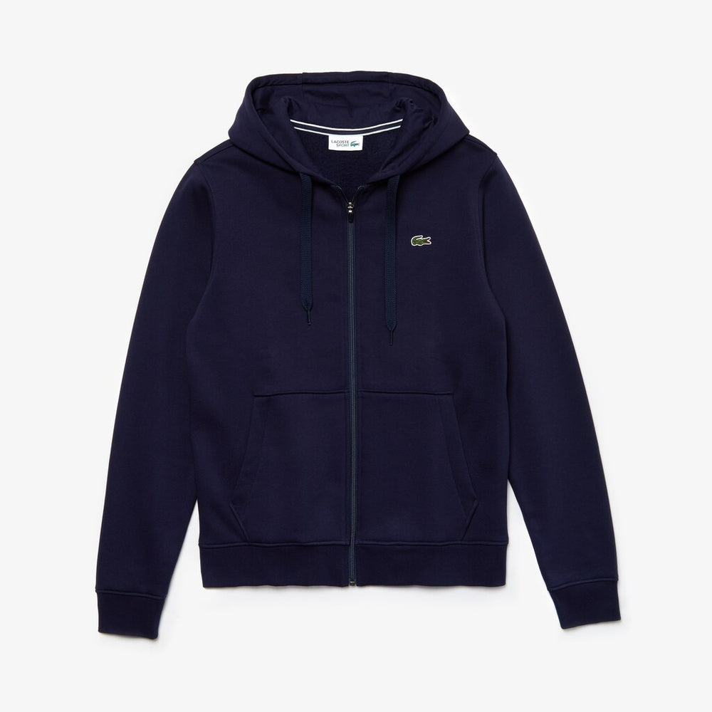Men's Presidents Cup Hooded Back-Printed Fleece Zip Golf Sweatshirt / Lacoste