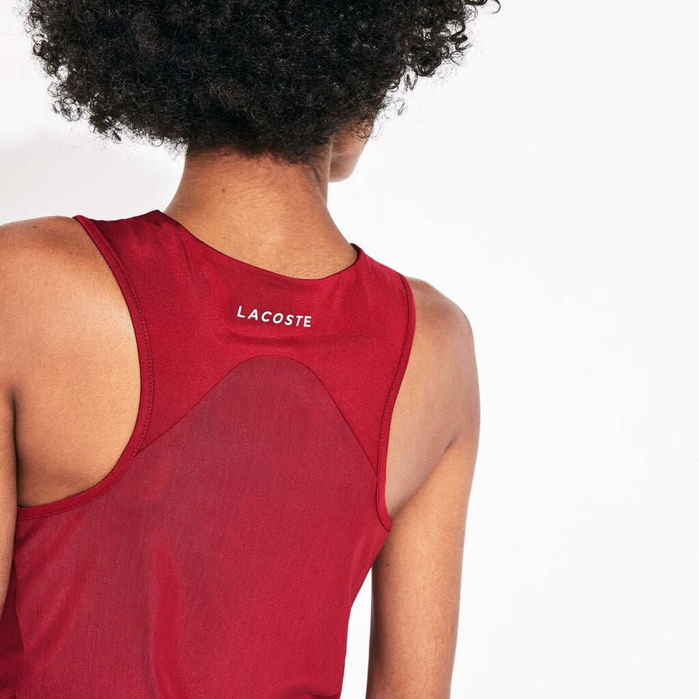 Women's SPORT Geometric Print Tennis Tank Top / Lacoste