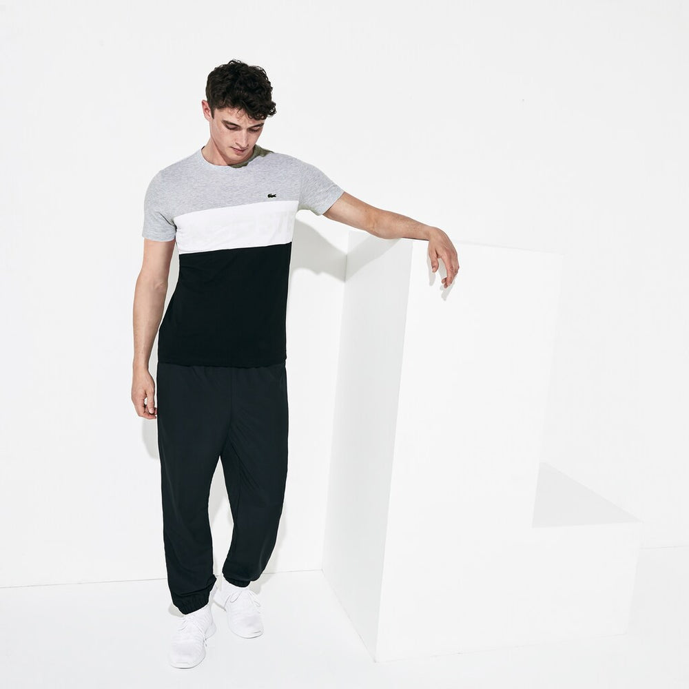 Men's SPORT Color-Blocked Cotton T-Shirt / Lacoste