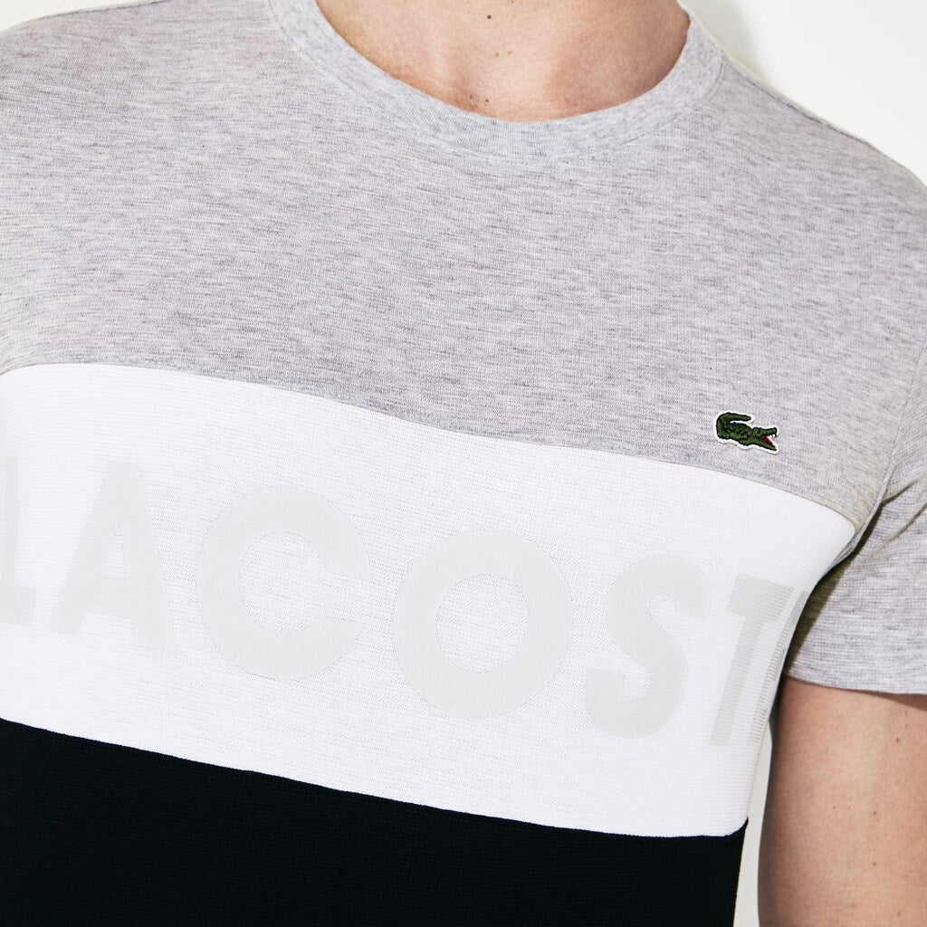 Men's SPORT Color-Blocked Cotton T-Shirt / Lacoste