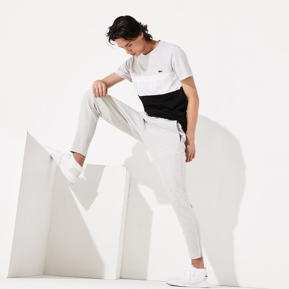 Men's SPORT Fitted Cotton-Blend Sweatpants / Lacoste