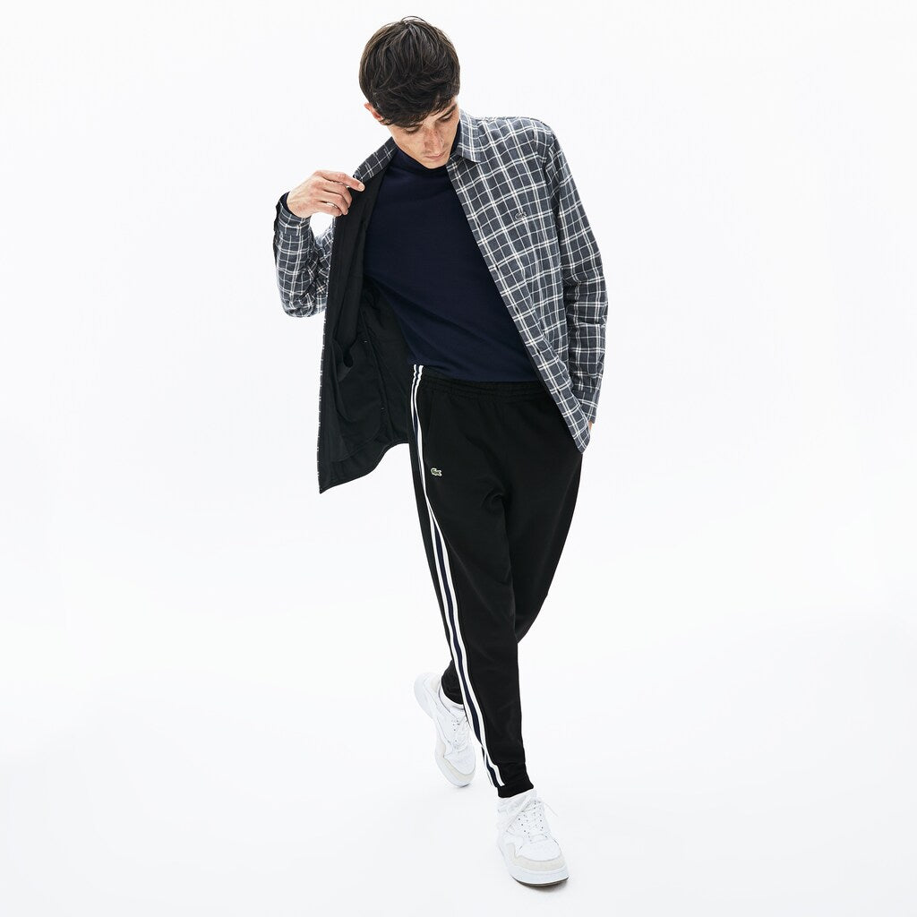 Men's Fleece Side Stripe Trackpants / Lacoste