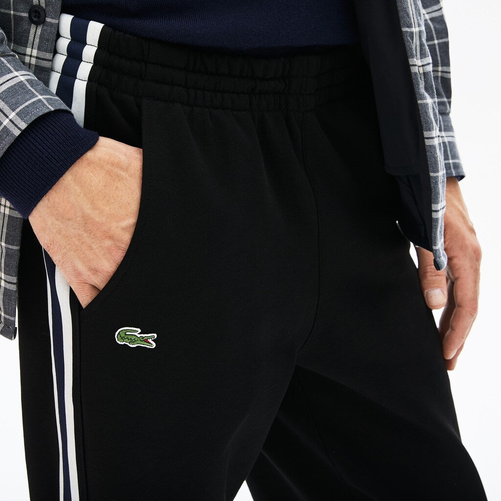 Men's Fleece Side Stripe Trackpants / Lacoste
