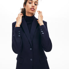 Women's Fitted Stretch Cotton Blazer / Lacoste
