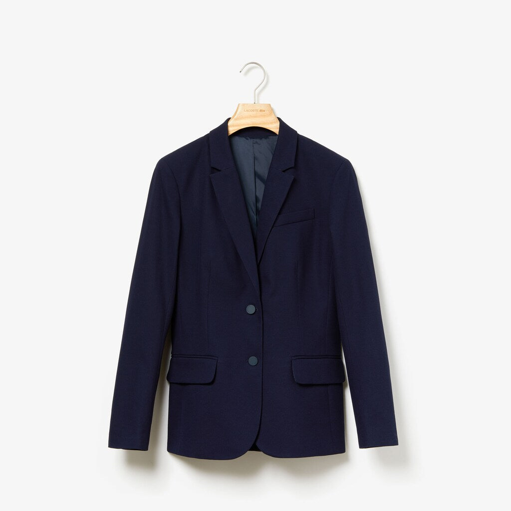 Women's Fitted Stretch Cotton Blazer / Lacoste