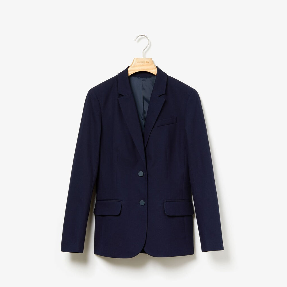 Women's Fitted Stretch Cotton Blazer / Lacoste