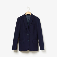 Women's Fitted Stretch Cotton Blazer / Lacoste