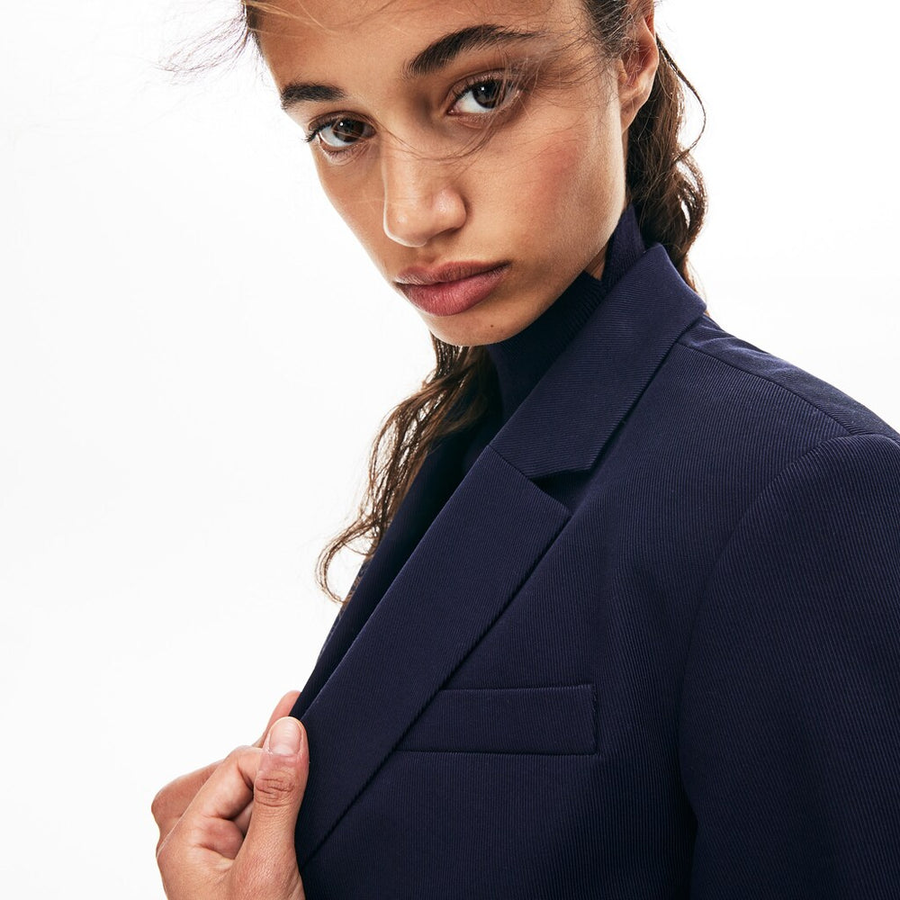 Women's Fitted Stretch Cotton Blazer / Lacoste