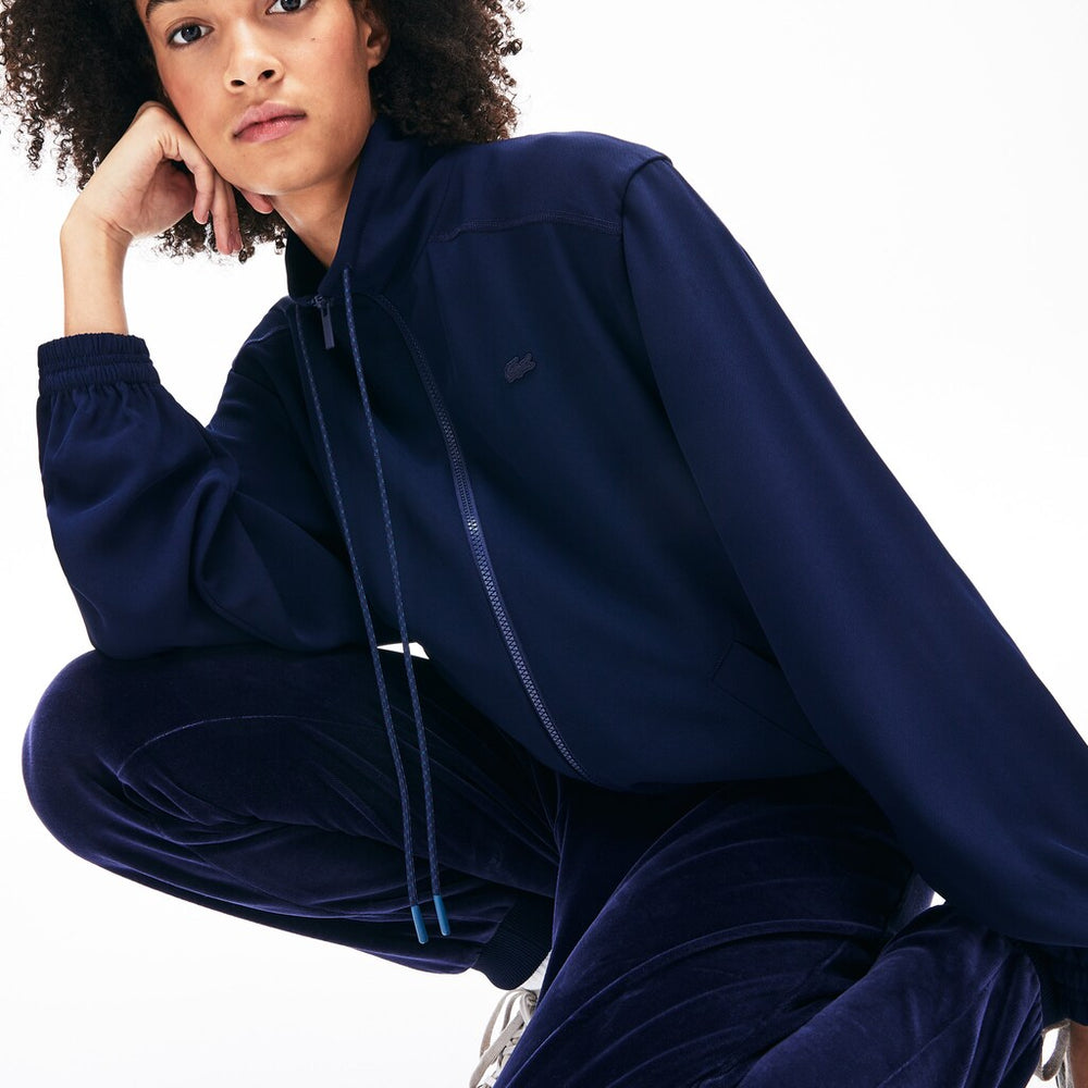 Women's Motion Oversized Twill Zippered Jacket / Lacoste
