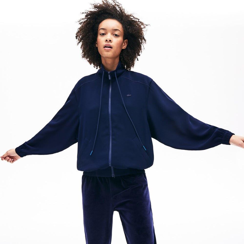 Women's Motion Oversized Twill Zippered Jacket / Lacoste