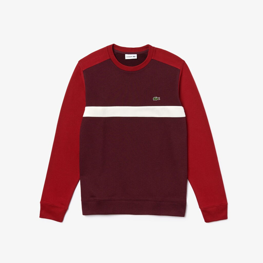 Men's Color-Block Cotton Fleece Sweatshirt / Lacoste