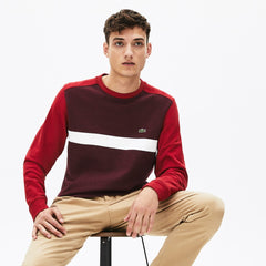 Men's Color-Block Cotton Fleece Sweatshirt / Lacoste
