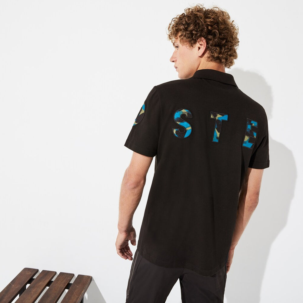 Men's Camo Logo Ultra-Light Cotton Polo / Lacoste