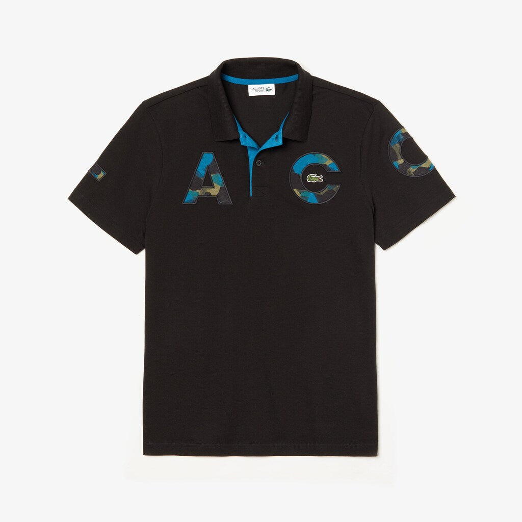 Men's Camo Logo Ultra-Light Cotton Polo / Lacoste
