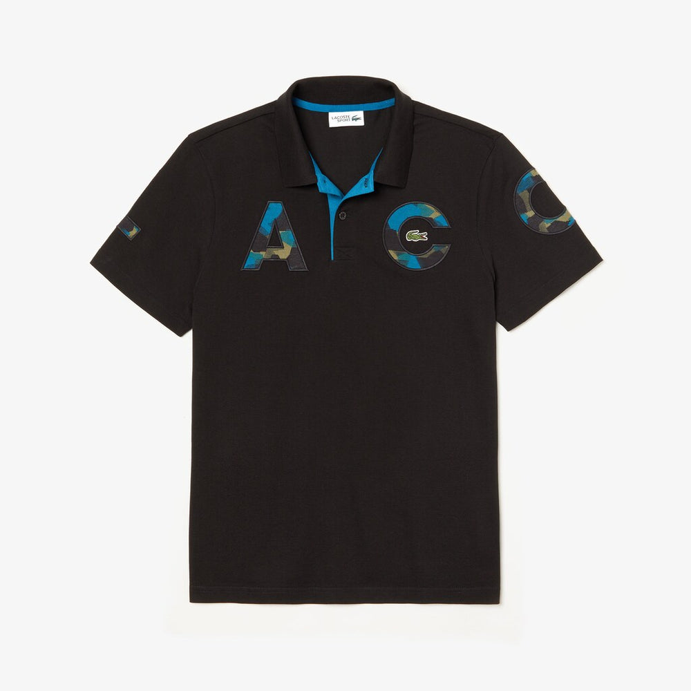 Men's Camo Logo Ultra-Light Cotton Polo / Lacoste