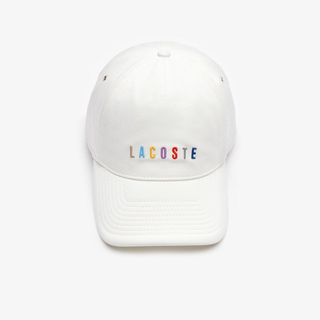 Men's Multicolored Logo Cotton Cap / Lacoste