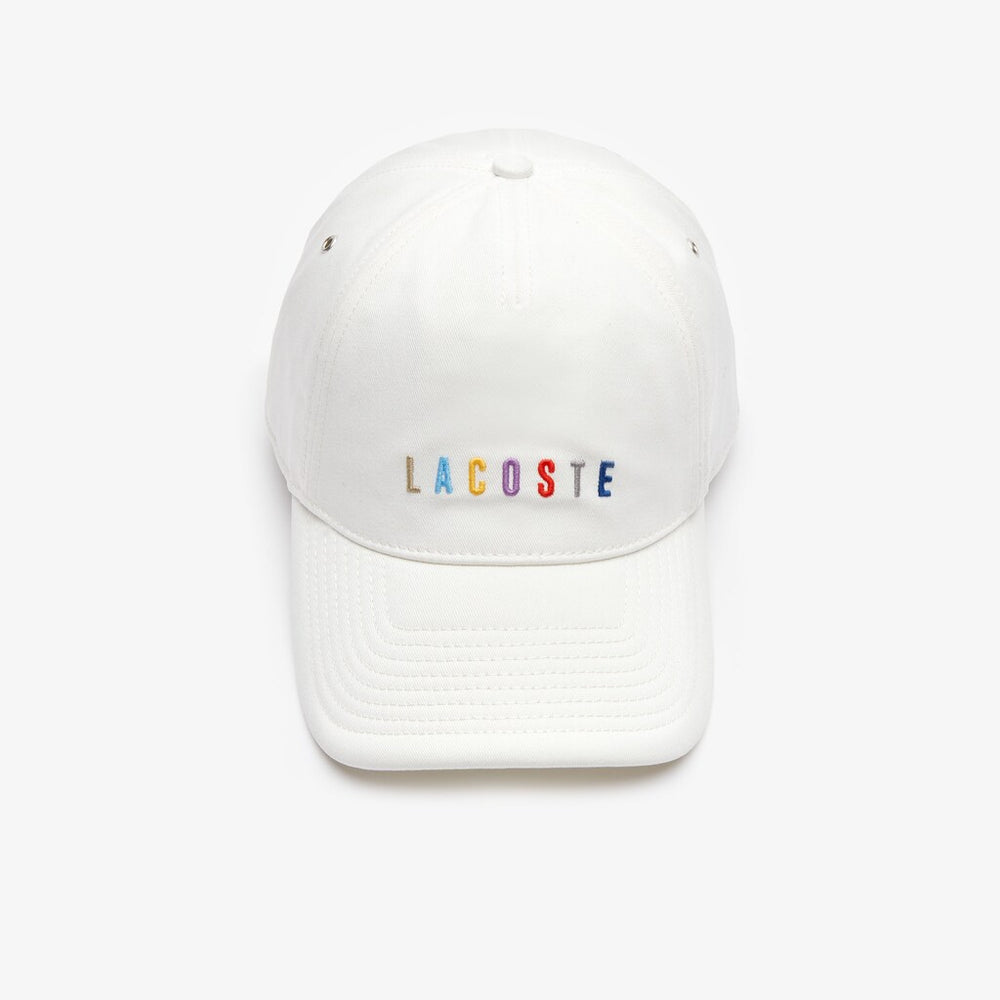 Men's Multicolored Logo Cotton Cap / Lacoste