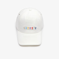 Men's Multicolored Logo Cotton Cap / Lacoste