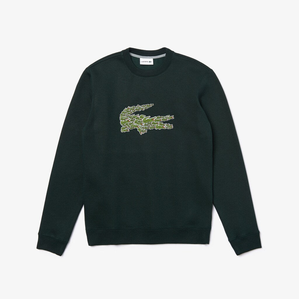 Men's Crewneck Croco Magic Logo Fleece Sweatshirt / Lacoste