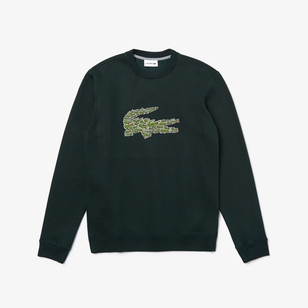 Men's Crewneck Croco Magic Logo Fleece Sweatshirt / Lacoste