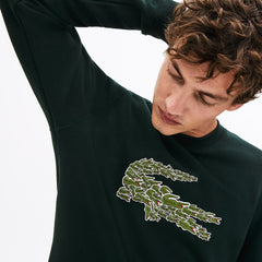 Men's Crewneck Croco Magic Logo Fleece Sweatshirt / Lacoste