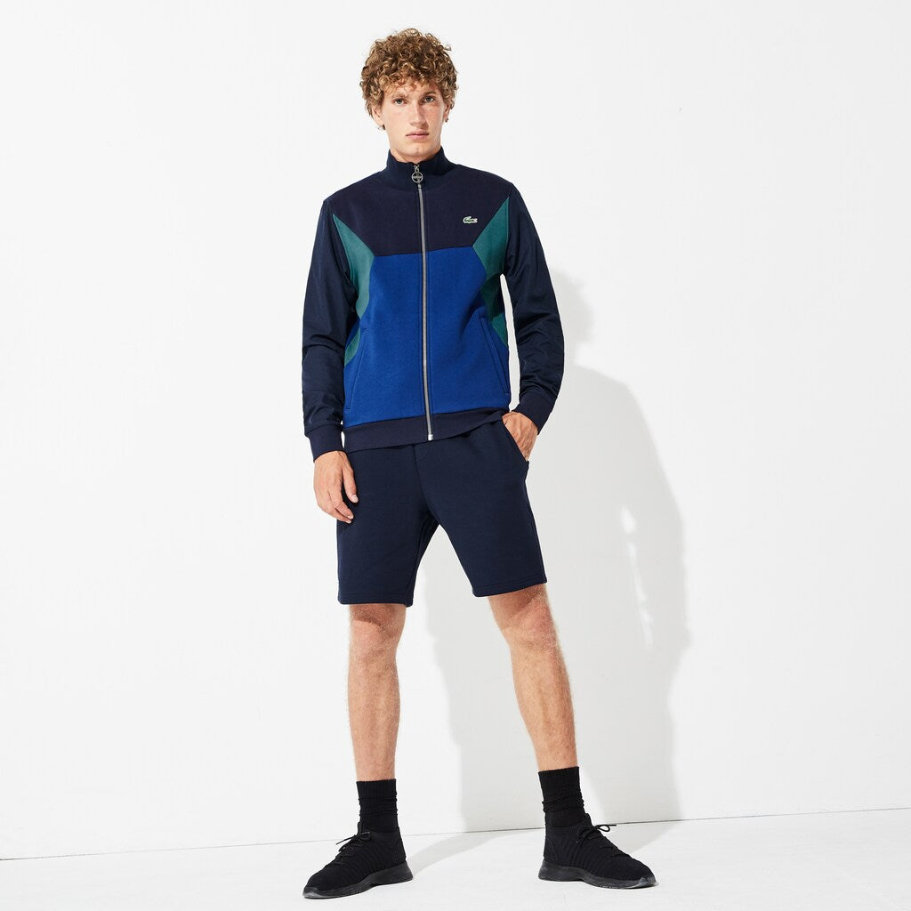 Men's SPORT Color-Blocked Zip Up Tennis Sweatshirt / Lacoste