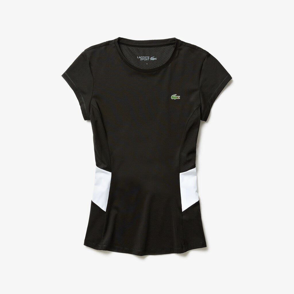 Women's SPORT Stretch Tech Jersey Mesh T-shirt / Lacoste