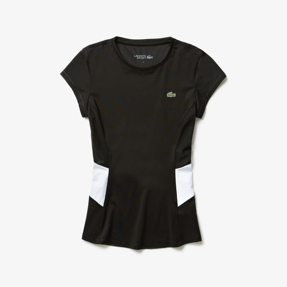 Women's SPORT Stretch Tech Jersey Mesh T-shirt / Lacoste