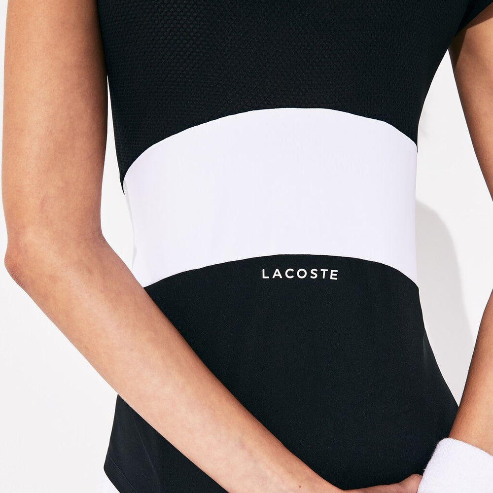 Women's SPORT Stretch Tech Jersey Mesh T-shirt / Lacoste