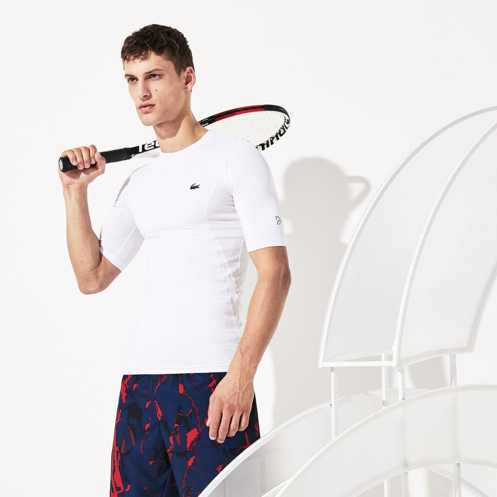 Men's SPORT Novak Djokovic Ultra Dry Stretch Jersey T-shirt / Lacoste
