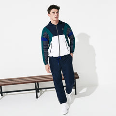 Men's SPORT Hooded Color-Block Tennis Track Suit / Lacoste