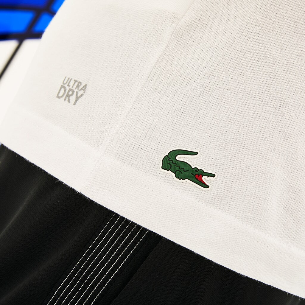 Men's SPORT Novak Djokovic Crew Neck Print Technical T-Shirt / Lacoste