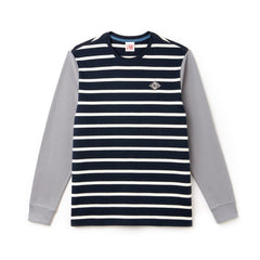 Men's LIVE Striped Cotton Jersey T-shirt / Lacoste