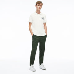 Men's Regular Fit LCST Lettering Petit Piqué Polo / Lacoste