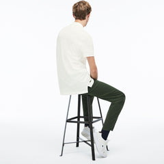 Men's Regular Fit LCST Lettering Petit Piqué Polo / Lacoste