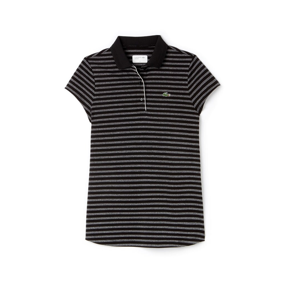 Women's SPORT Striped Technical Jersey Golf Polo / Lacoste