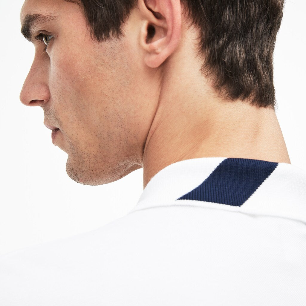 Men's Slim Fit Lettering Stretch Mini Piqué Polo / Lacoste