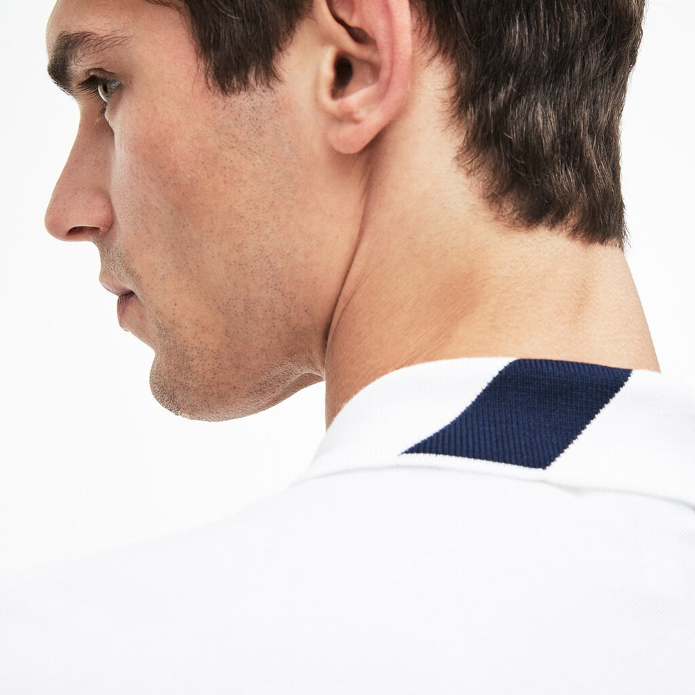 Men's Slim Fit Lettering Stretch Mini Piqué Polo / Lacoste