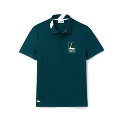 Men's Slim Fit Lettering Stretch Mini Piqué Polo / Lacoste