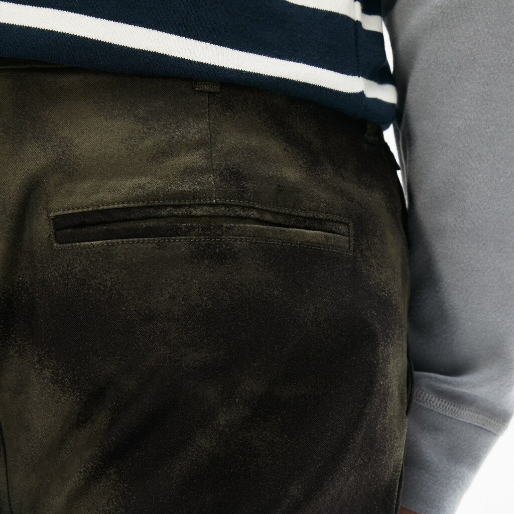 Men's LIVE Print Stretch Cotton Twill Chino Pants / Lacoste