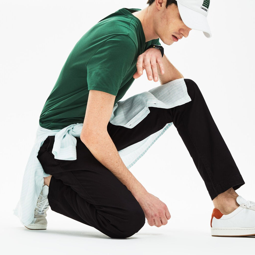 Men's Regular Fit Cotton Gabardine Chino Pants / Lacoste