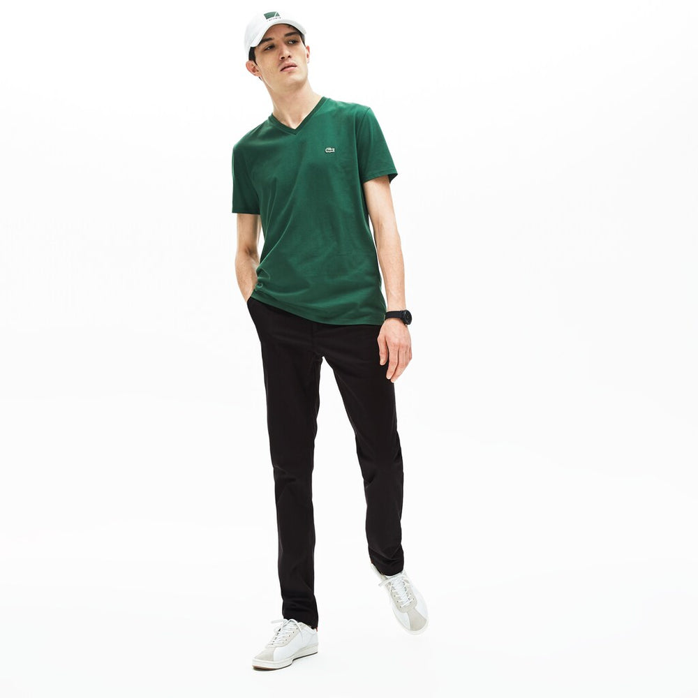 Men's Regular Fit Cotton Gabardine Chino Pants / Lacoste