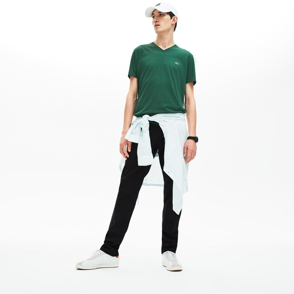 Men's Regular Fit Cotton Gabardine Chino Pants / Lacoste